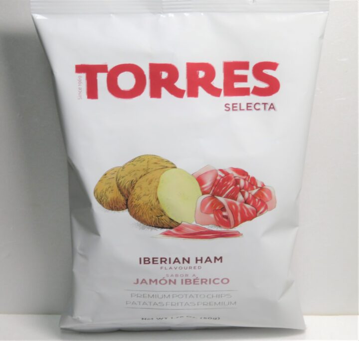 スペインのポテトチップス Torres トレース イベリコハム風味ポテトチップス を徹底的に大調査 噛むたびに濃厚な イベリコ豚生ハム の味わいや旨しょっぱい香りが楽しめるスナック菓子 ぽんきちのおしえ